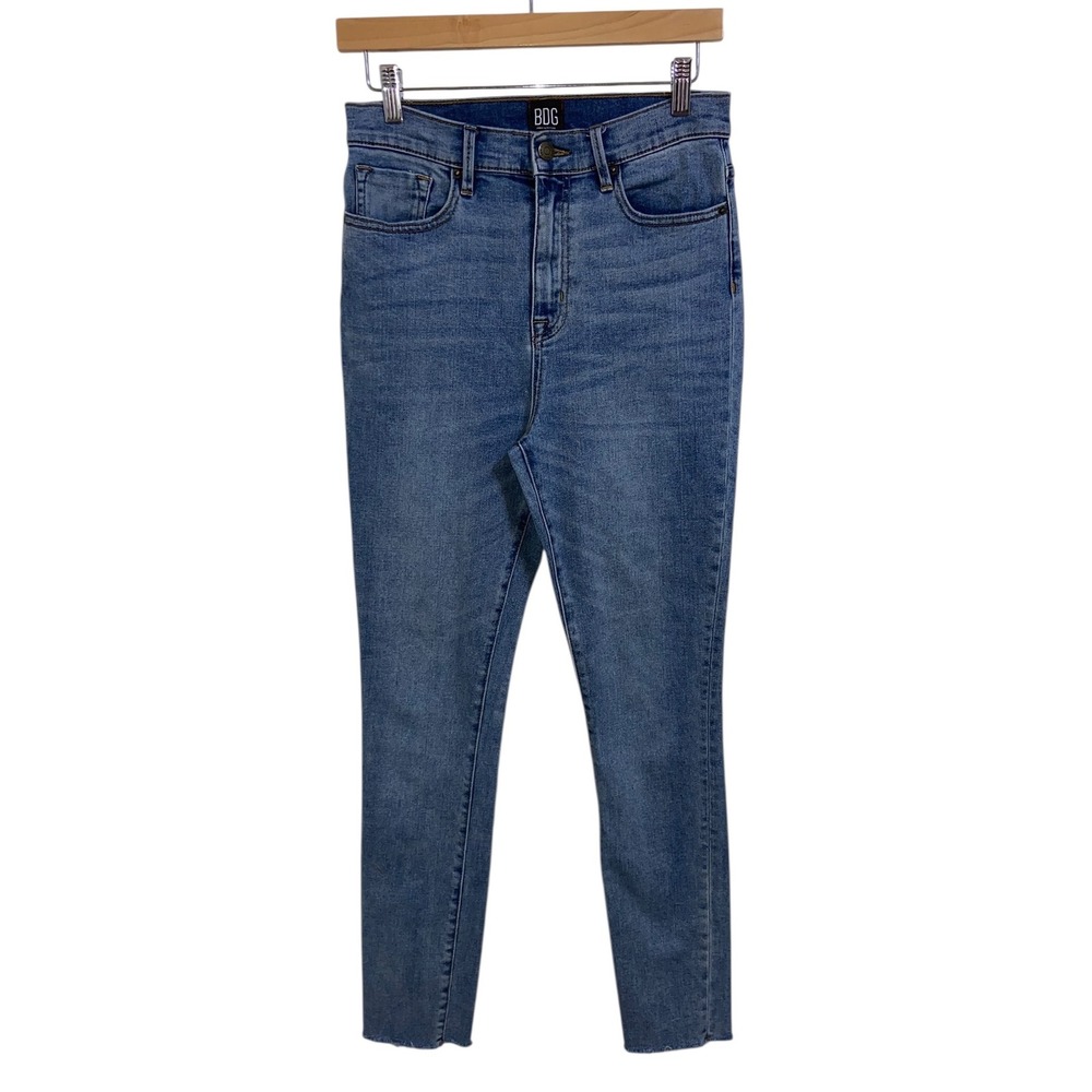 BDG Urban Outfitters Twig Super‎ High-Rise Skinny Jeans Distressed Hem 28
